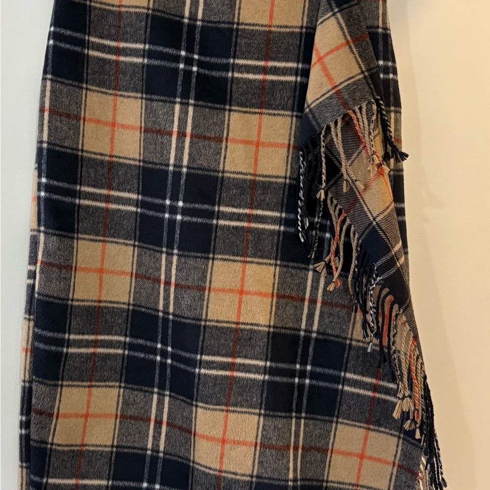 H&M Plaid Midi Fringe Women's Skirt